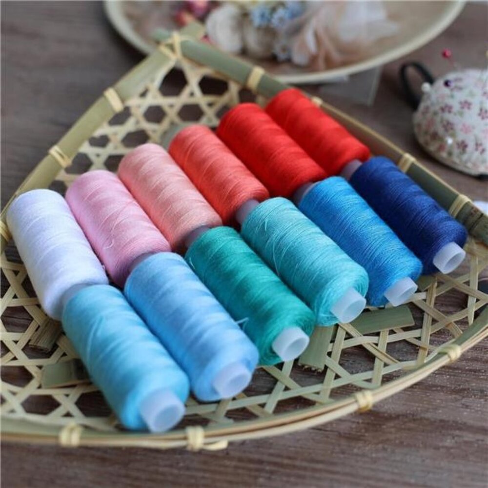 72 PCS Sewing Thread Assortment 36 Color Thread for Sewing Machine 36 Ribbons - Picture 2 of 8